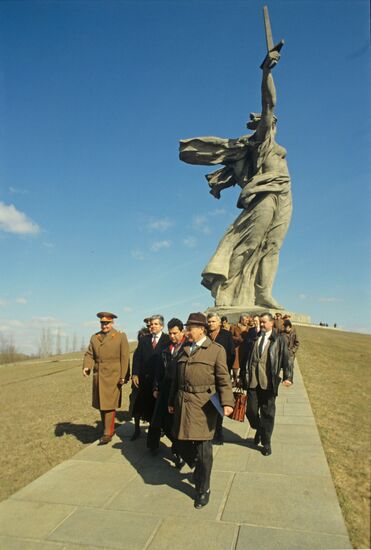 French delegation visits USSR