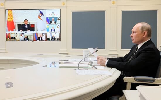 Russia Putin Eurasian Economic Council