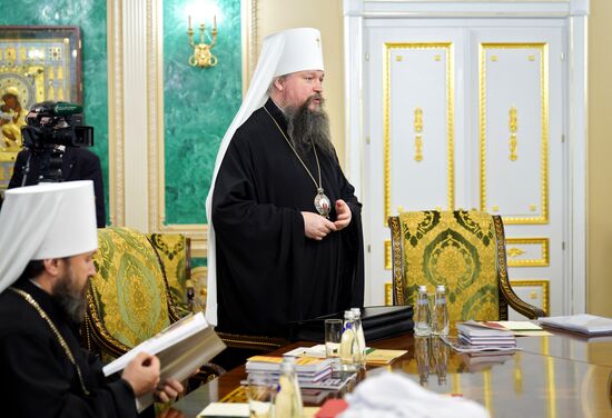 Russia Orthodox Patriarch Holy Synod