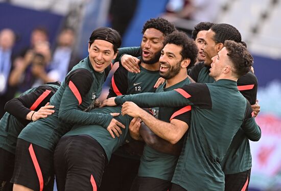 France Soccer Champions League Liverpool Training
