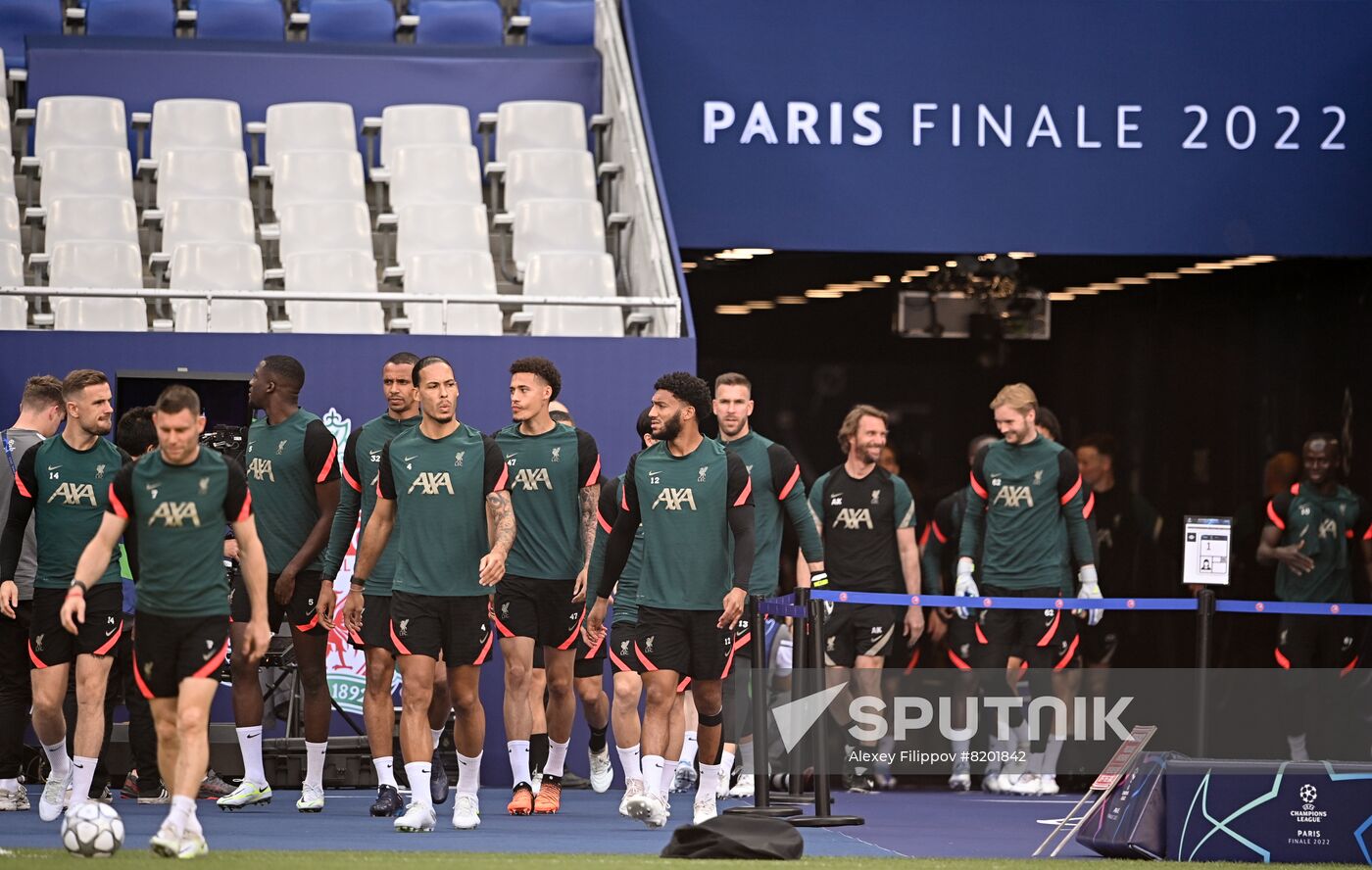 France Soccer Champions League Liverpool Training