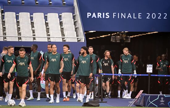 France Soccer Champions League Liverpool Training