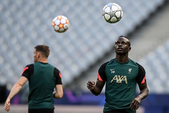 France Soccer Champions League Liverpool Training