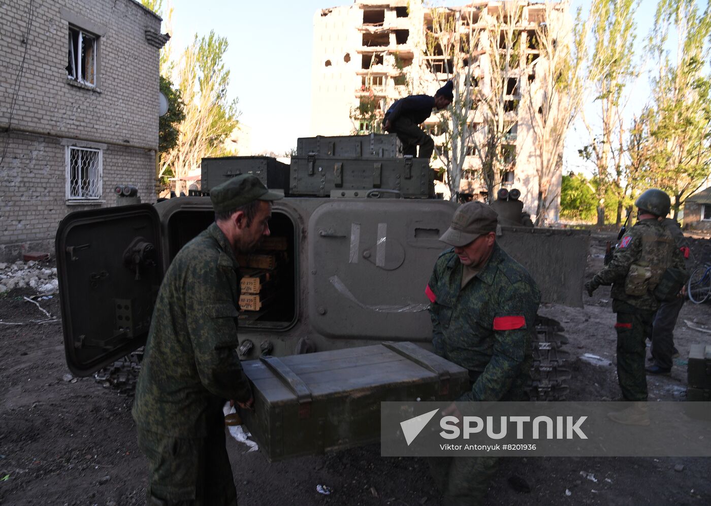 LPR Russia Ukraine Military Operation Fighting