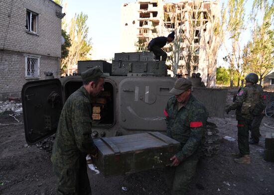 LPR Russia Ukraine Military Operation Fighting