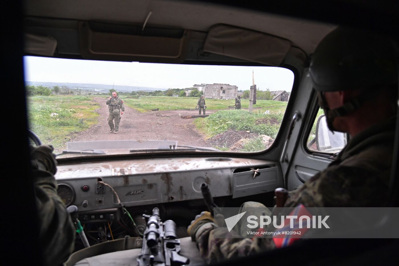LPR Russia Ukraine Military Operation Fighting
