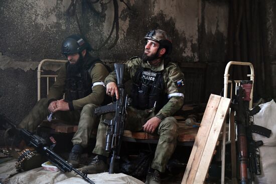 LPR Russia Ukraine Military Operation Fighting