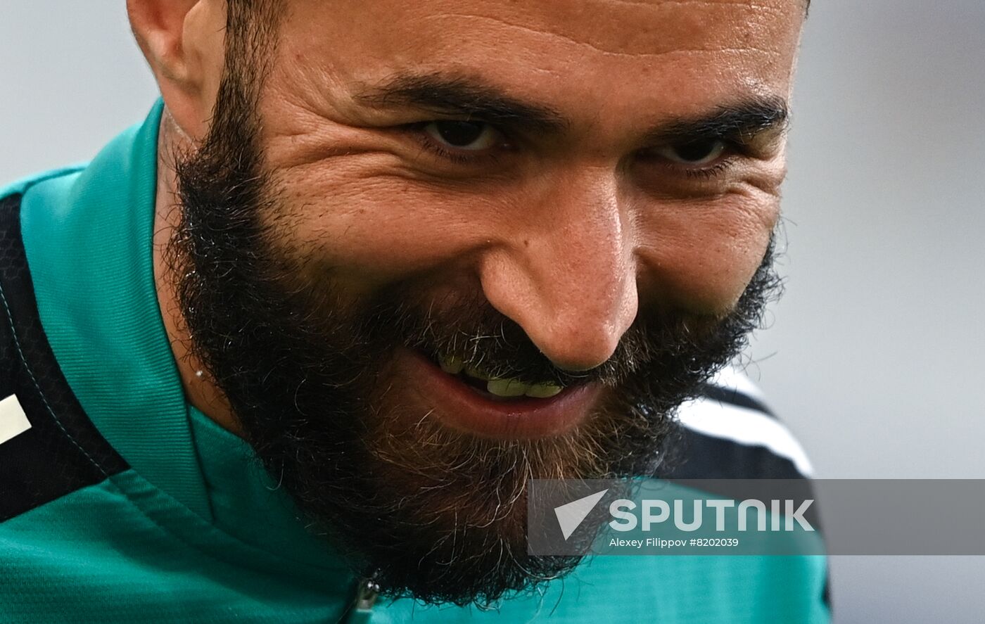France Soccer Champions League Real Madrid Training