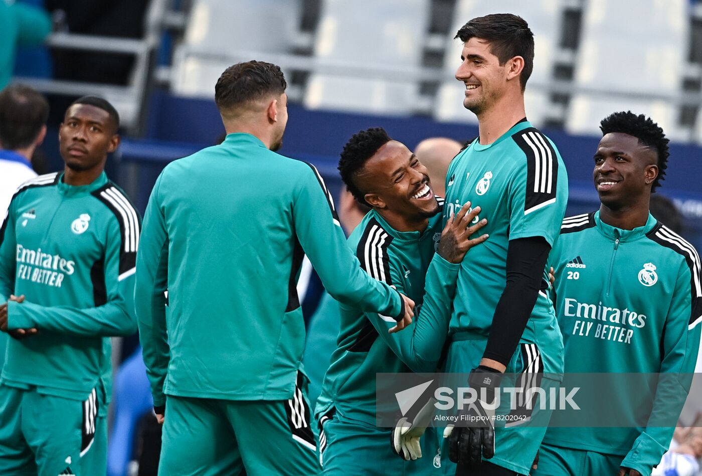 France Soccer Champions League Real Madrid Training
