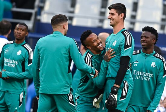France Soccer Champions League Real Madrid Training