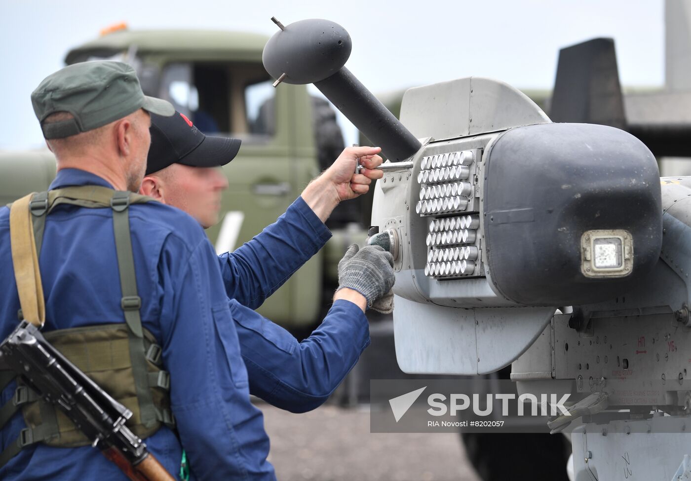 Ukraine Russia Military Operation Helicopter Airfield