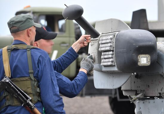 Ukraine Russia Military Operation Helicopter Airfield