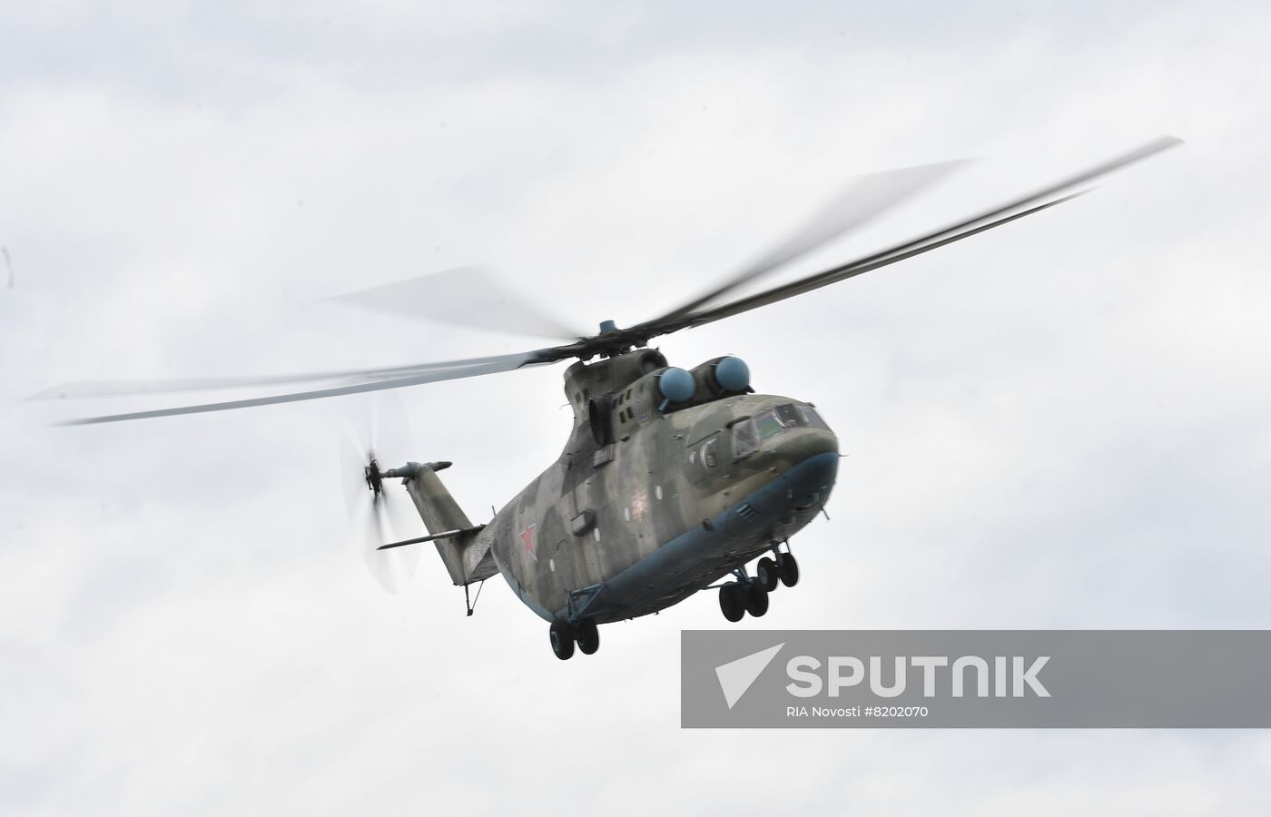 Ukraine Russia Military Operation Helicopter Airfield