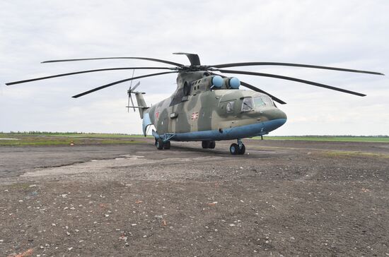 Ukraine Russia Military Operation Helicopter Airfield