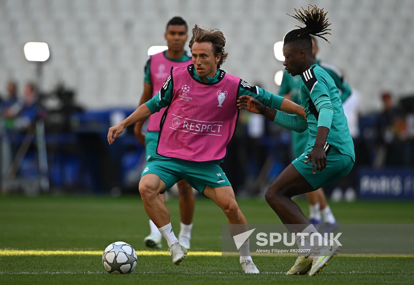France Soccer Champions League Real Madrid Training