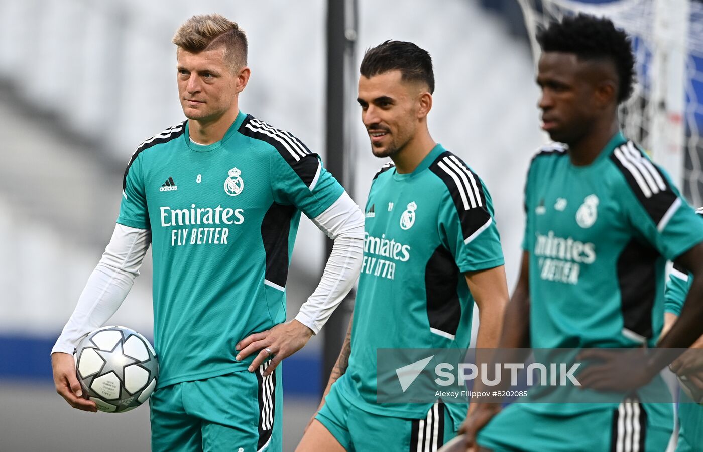 France Soccer Champions League Real Madrid Training