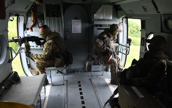 Ukraine Russia Military Operation Helicopter Airfield