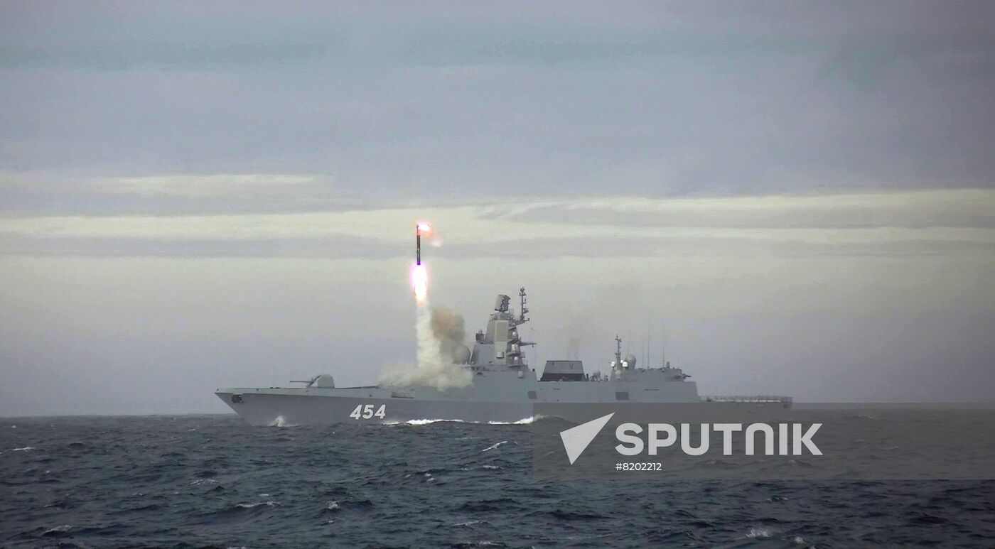 Russia Zirkon Missile Launch