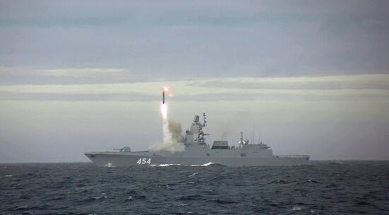 Russia Zirkon Missile Launch