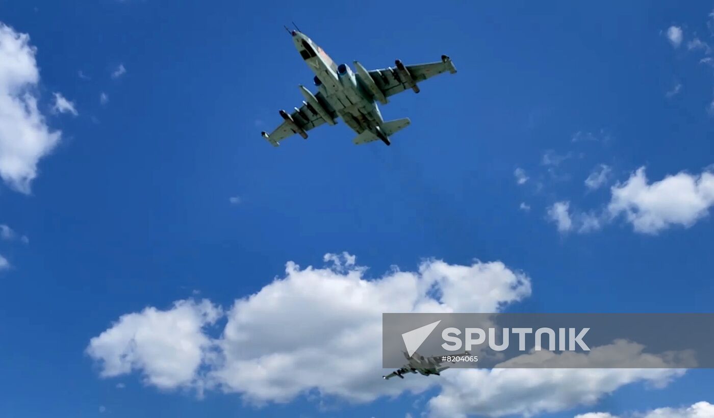 Russia Ukraine Military Operation Fighter Jets
