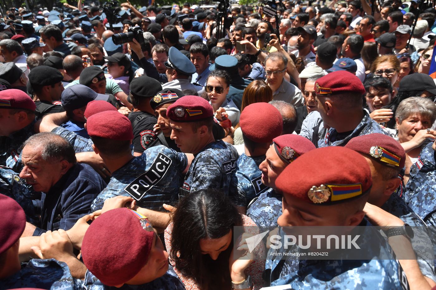Armenia Opposition Protests
