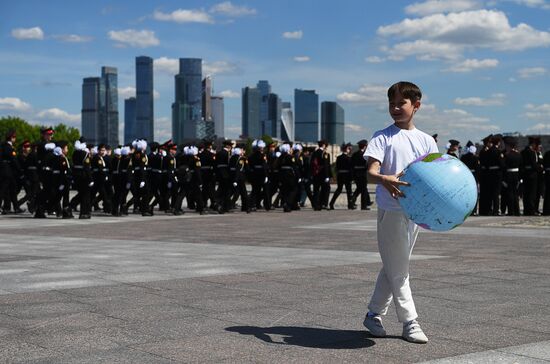 Russia Cadets Parade