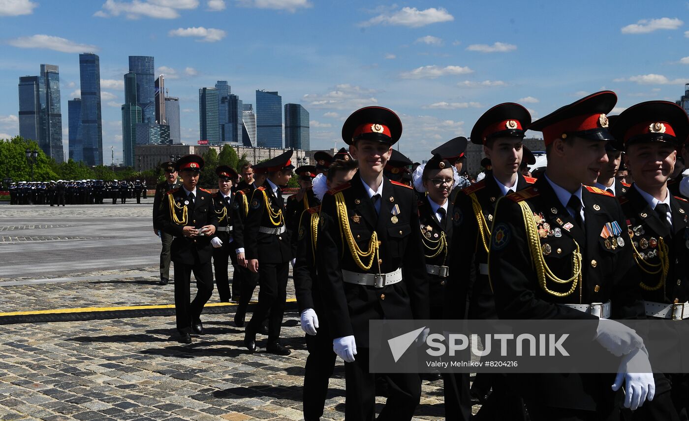 Russia Cadets Parade