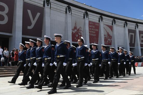 Russia Cadets Parade
