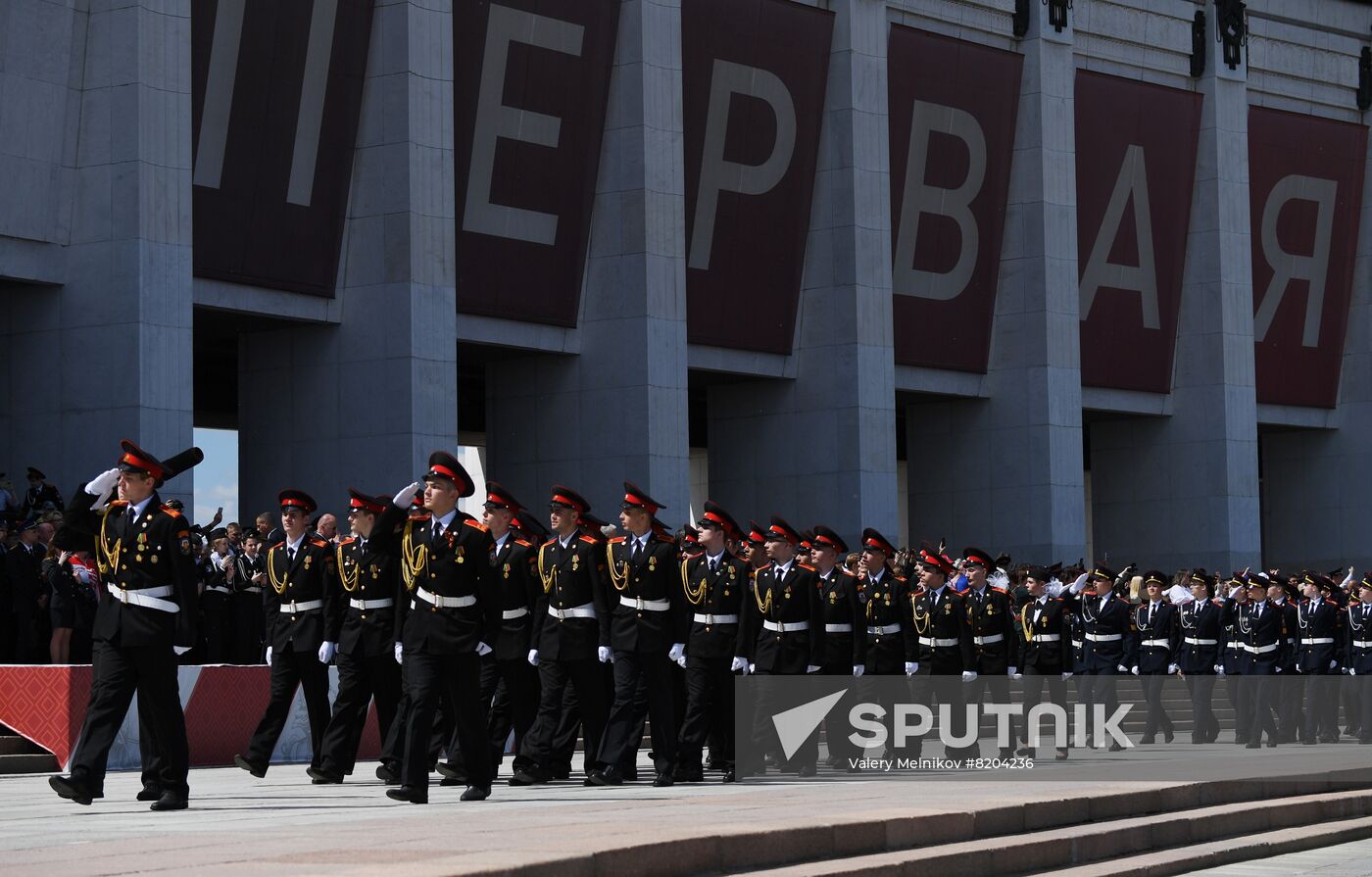Russia Cadets Parade