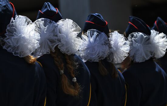 Russia Cadets Parade