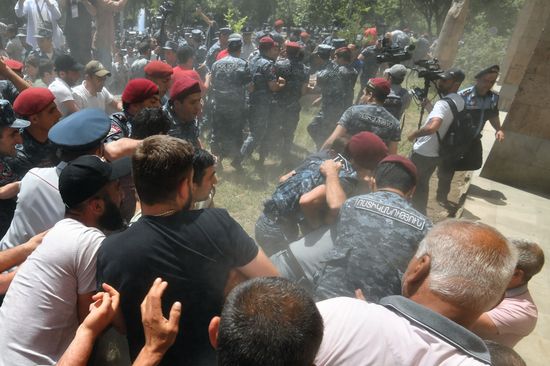 Armenia Opposition Protests