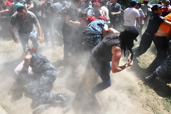 Armenia Opposition Protests