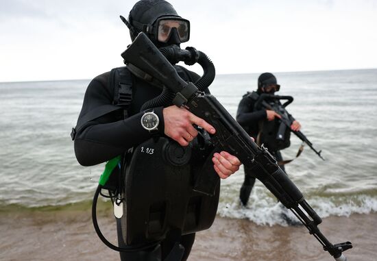 Russia Baltic Fleet Naval Drills