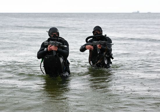 Russia Baltic Fleet Naval Drills