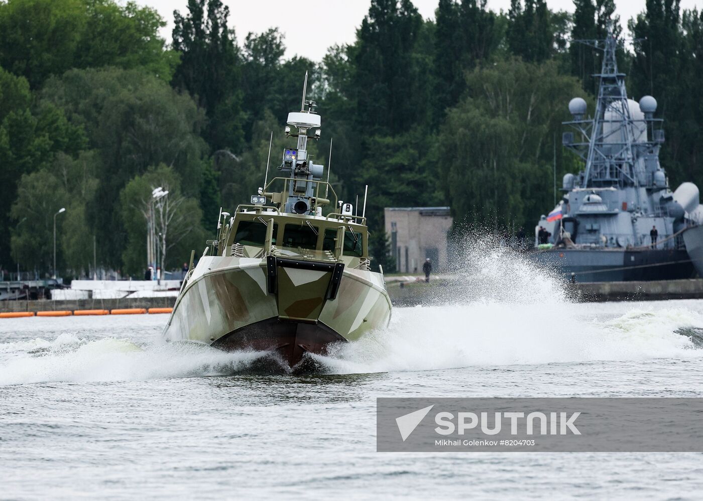 Russia Baltic Fleet Naval Drills