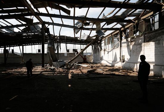 Russia Ukraine Military Operation Shelling