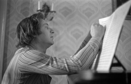 Soviet composer Alfred Schnittke
