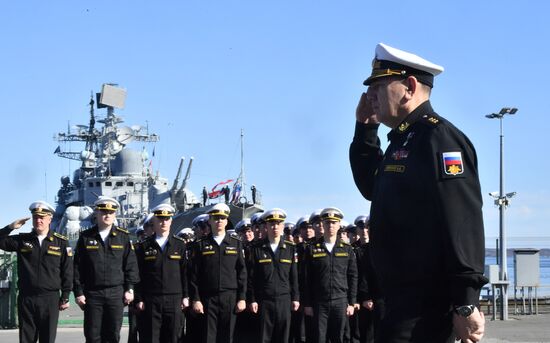 Russia Navy Northern Fleet Day