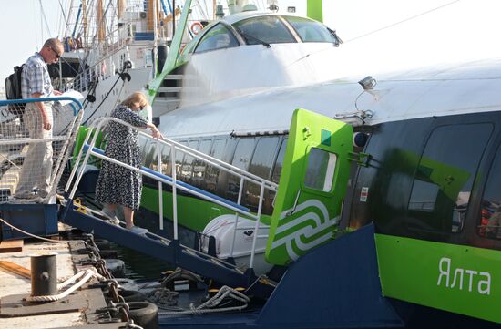 Russia Crimea Sea Transport Resumption
