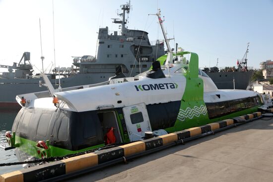 Russia Crimea Sea Transport Resumption