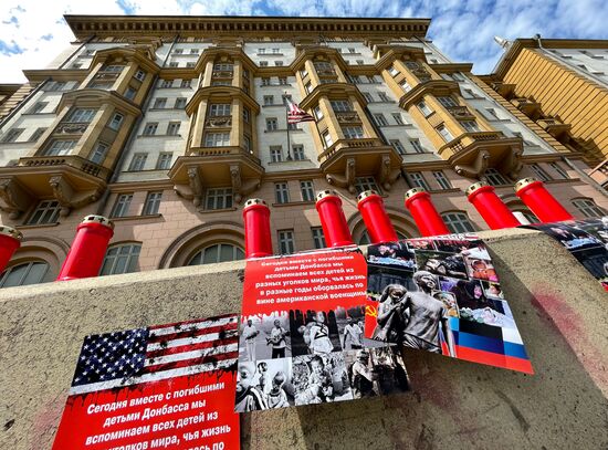 Russia Donbas Children Remembrance Rally