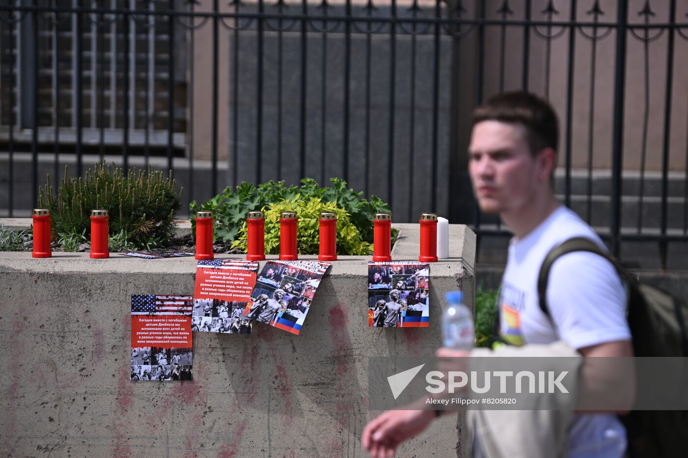 Russia Donbas Children Remembrance Rally