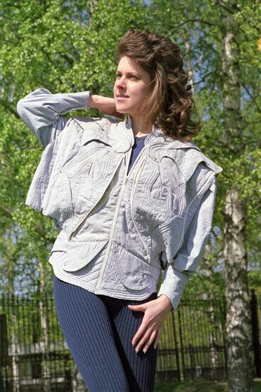 Student of Moscow Textile Institute Oksana Mironova