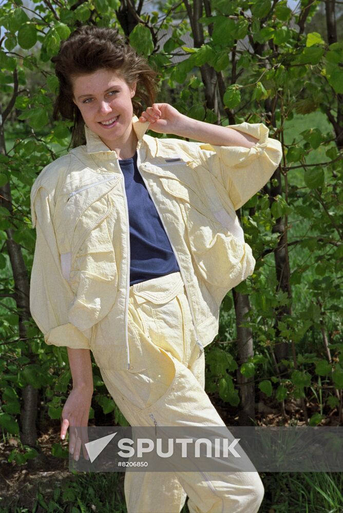 Student of Moscow Textile Institute Oksana Mironova