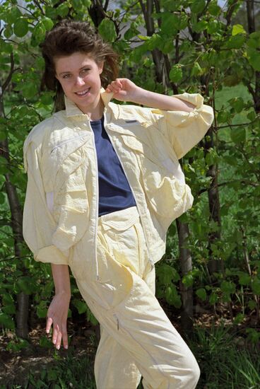 Student of Moscow Textile Institute Oksana Mironova