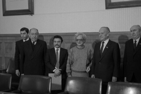 President of Malta Agatha Barbara in Moscow
