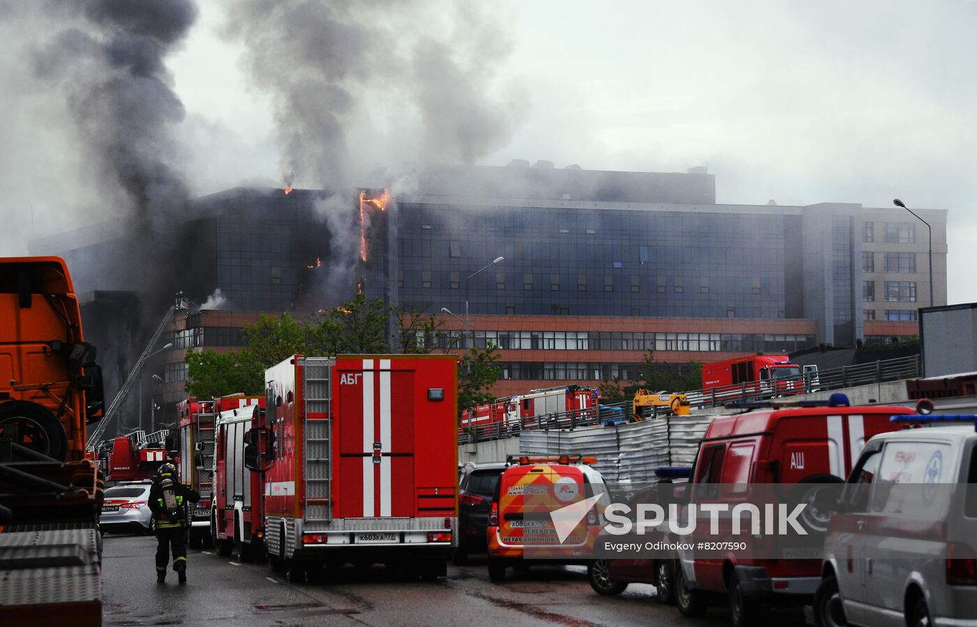 Russia Business Centre Fire
