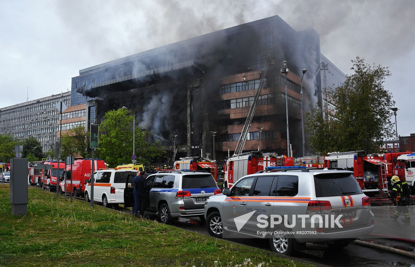 Russia Business Centre Fire