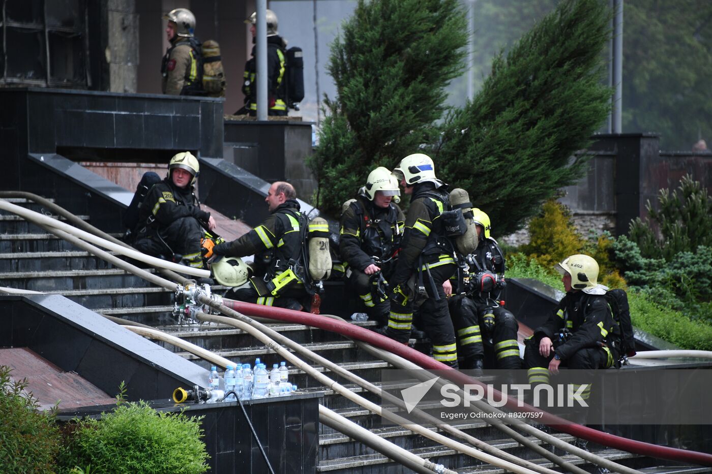 Russia Business Centre Fire