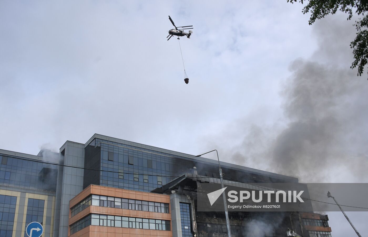 Russia Business Centre Fire